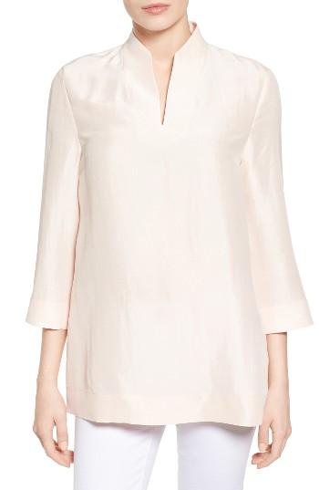 Women's Eileen Fisher Silk Top - Coral