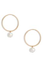 Women's Marida Valley Pearl Hoop Earrings
