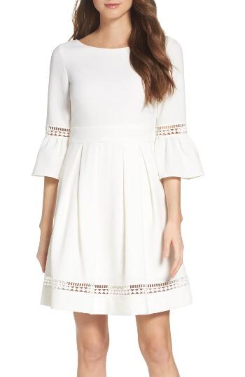 Women's Eliza J Bell Sleeve Dress - Ivory