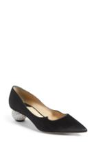 Women's Paul Andrew Ankara Crystal Embellished Pump Us / 37eu - Black