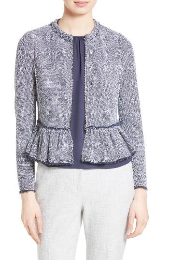 Women's Rebecca Taylor Tweed Jacket - Blue