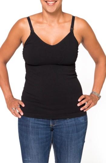 Women's Momzelle Nursing Tank - Black