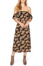 Women's Amuse Society Sweeter Than You Off The Shoulder Midi Dress - Black