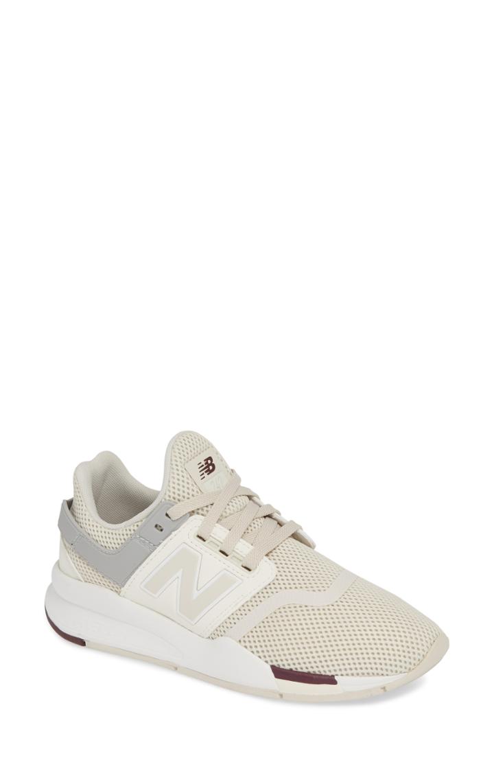 Women's New Balance Sport Style 247 Sneaker .5 B - Ivory