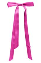 L. Erickson Long Tail Ribbon Barrette, Size - Pink