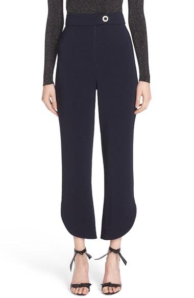 Women's Cushnie Et Ochs Curve Hem Crop Pants