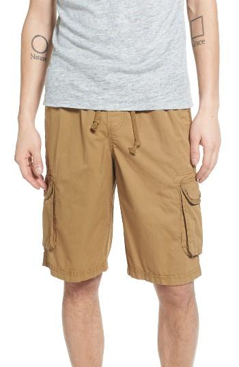 Men's Treasure & Bond Rib Waist Cargo Shorts - Brown