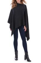 Women's Seraphine Caleb Cable Knit Poncho, Size - Grey