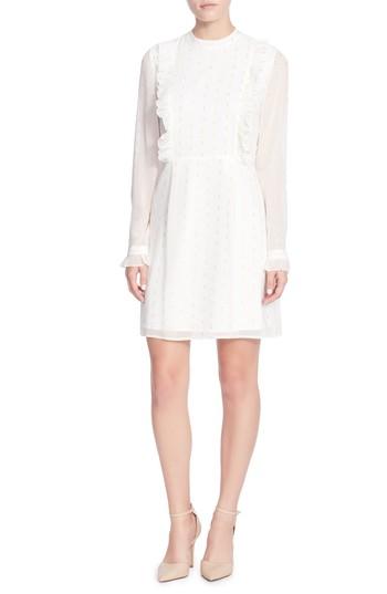 Women's Catherine Catherine Malandrino Aisling Ruffle Dress - Ivory