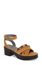 Women's Topshop Vanity Embellished Platform Sandal .5us / 40eu - Yellow
