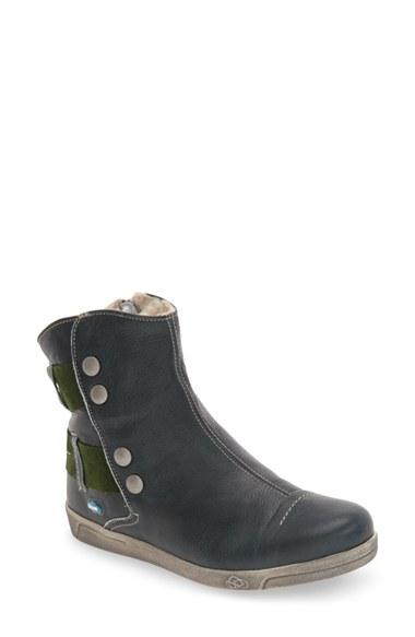 Women's Cloud 'aline' Faux Shearling Lined Bootie Us / 35eu - Blue