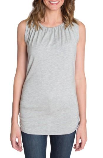 Women's Udderly Hot Mama Trendy Nursing Tank (10-12 Us) - Grey