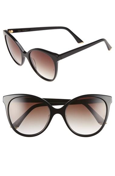 Women's Sunday Somewhere 'lily' 55mm Retro Sunglasses - Black