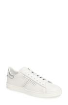 Women's Tod's Perforated T Sneaker .5us / 37.5eu - White