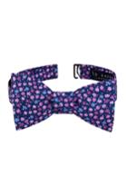 Men's Ted Baker London Ditsy Flower Silk Bow Tie, Size - Pink