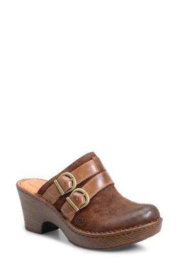Women's B?rn Laura Platform Clog M - Brown