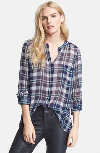 Joie 'nura' Plaid Silk
