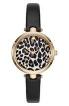 Women's Kate Spade New York Holland Leopard Leather Strap Watch, 34mm