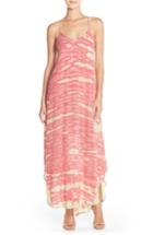 Women's Fraiche By J Tie Dye A-line Maxi Dress - Pink