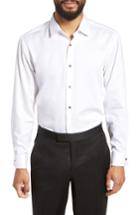 Men's Boss Jasper Slim Fit Tuxedo Shirt R - White