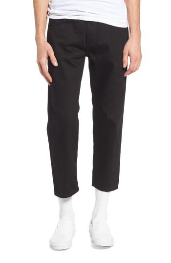 Men's Dr. Denim Supply Co. Otis Straight Fit Crop Jeans - Black