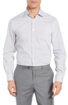 Men's John Varvatos Star Usa Regular Fit Geometric Dress Shirt .5l - Grey