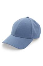 Men's Gents Cotton & Linen Baseball Cap - Blue