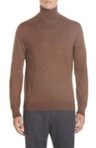 Men's Ermenegildo Zegna Cashmere & Silk Turtleneck Sweater Us / 50 Eu - Beige