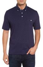 Men's Thomas Dean Print Polo - Blue