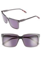 Women's Ed Ellen Degeneres 56mm Gradient Square Sunglasses - Dark Grey