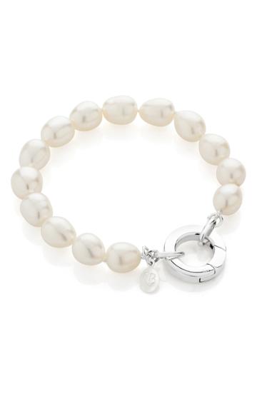 Women's Claudia Bradby Biography Pearl Bracelet