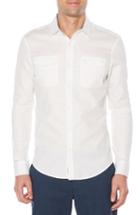 Men's Original Penguin Woven Shirt, Size - White