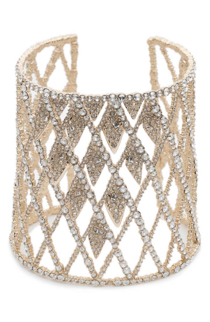 Women's Alexis Bittar Crystal Lattice Cuff