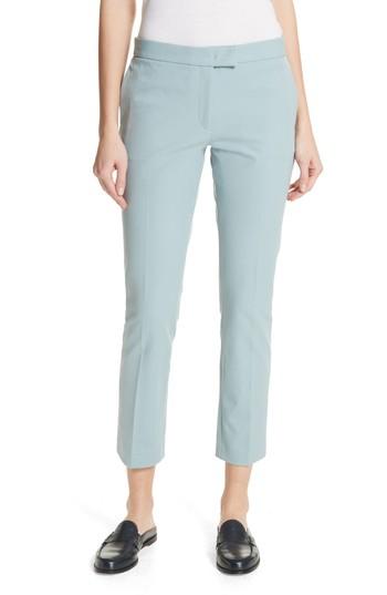 Women's Joseph Finley-gaberdine Stretch Pants Us / 38 Fr - Blue