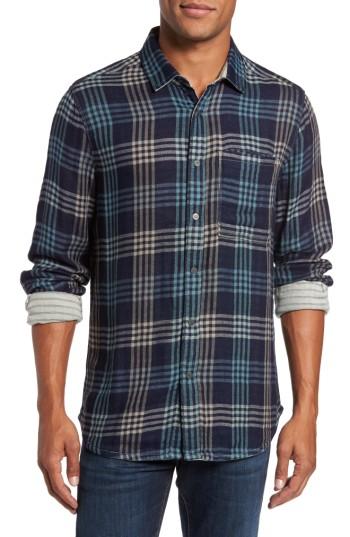 Men's Jeremiah Cypress Reversible Twill Shirt - Blue
