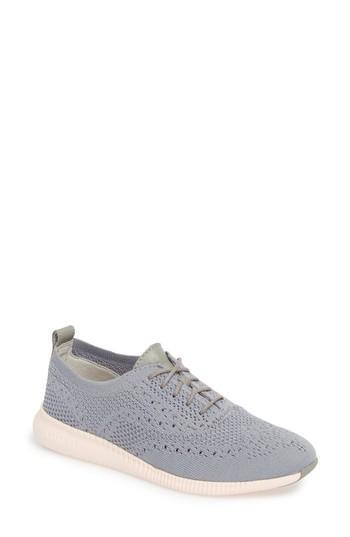 Women's Cole Haan 2.zer?grand Stitchlite Wingtip Sneaker B - Grey