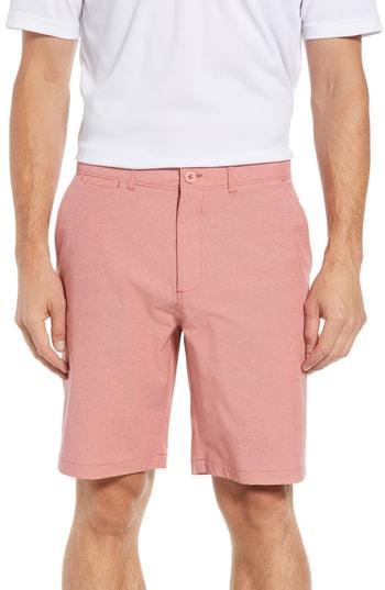 Men's Johnnie-o Wyatt Fit Stretch Shorts, Size 30 - Red