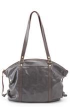 Hobo Flourish Leather Shoulder Bag -