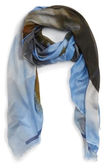 Women's Stella Mccartney Stubbs Horse Printed Scarf, Size - Brown