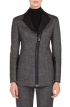 Women's Akris Asymmetrical Zip Double Face Tweed Jacket