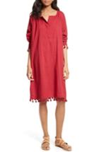 Women's The Great. The Tassel Tunic Dress - Red