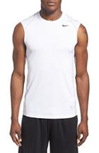 Men's Nike 'pro Cool Compression' Fitted Dri-fit Tank, Size - White