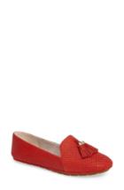 Women's Kenneth Cole New York Julian Tassel Loafer M - Red