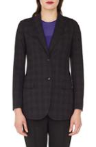 Women's Akris Speckled Wool Tweed Blazer - Grey