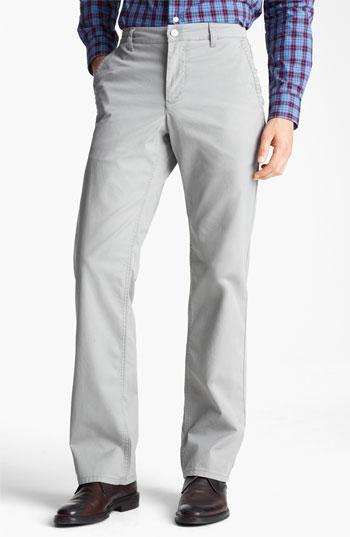 Bonobos Straight Leg Washed Cotton Twill Chinos Grey