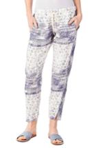 Women's Michael Stars Print Drawstring Ankle Pants