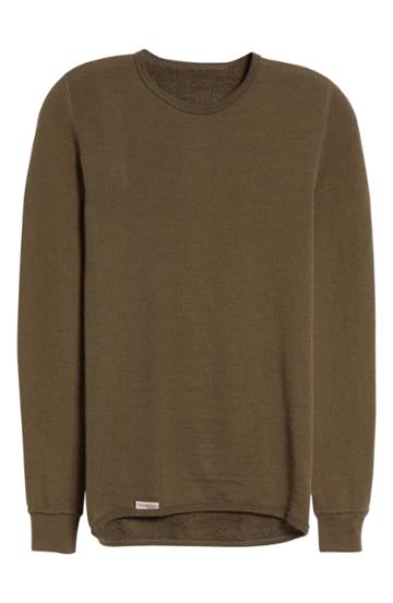 Men's Woolpower Crewneck 200 Top - Green