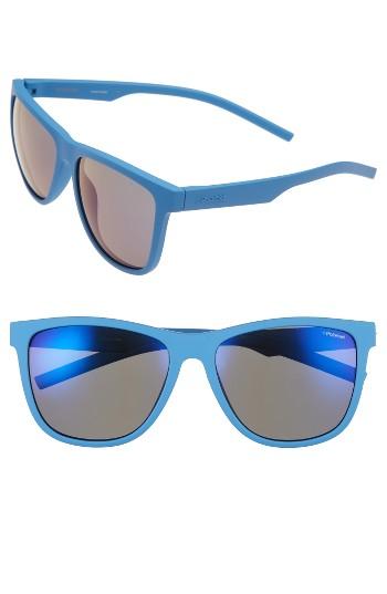 Men's Polaroid Eyewear 6014/s 56mm Polarized Sunglasses - Blue