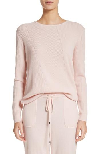 Women's St. John Collection Cashmere Sweater - Pink