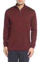 Men's Cutter & Buck 'belfair' Quarter Zip Pima Cotton Pullover, Size - (online Only)
